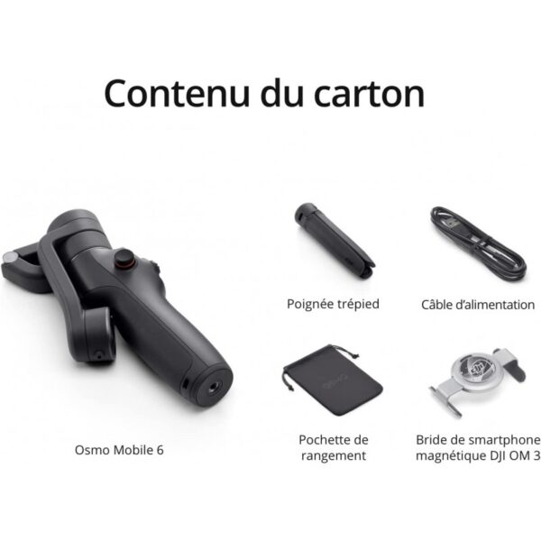 dji osmo mobile 6 stabilisateur de cadran 3 axes pliable et portable pour smartphone (4)