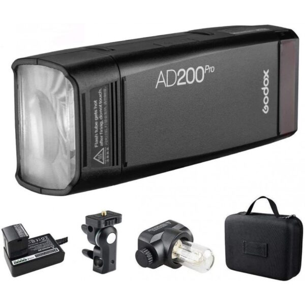 godox ad200pro flash ttl sans fil avec tète modifiable gn52 gn60 hss 1 8000s pour appareils photos