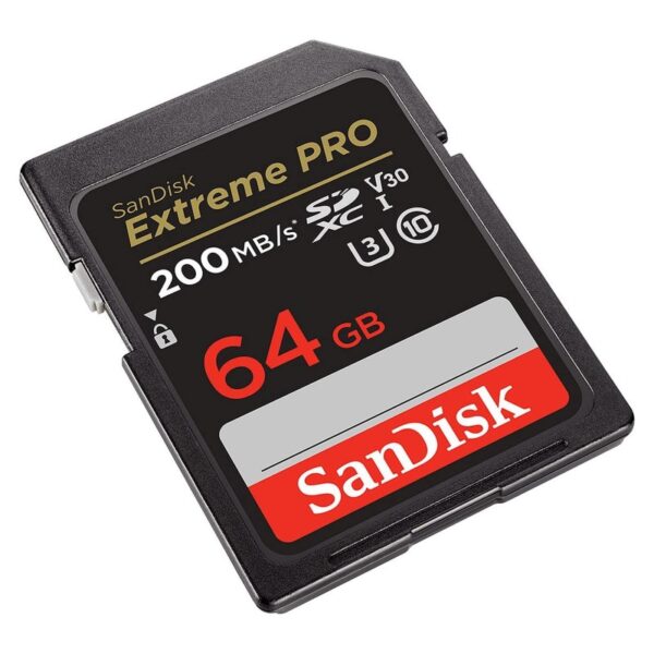 sandisk carte sd extreme pro uhs i carte mémoire c10 u3 v30 4k uhd carte sd sdsdxxd 64gb (1)