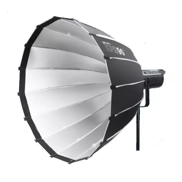 triopo softbox parabolique profonde installation rapide monture bowens avec 2 tissus diffuseurs pour flash stroboscopique (1)